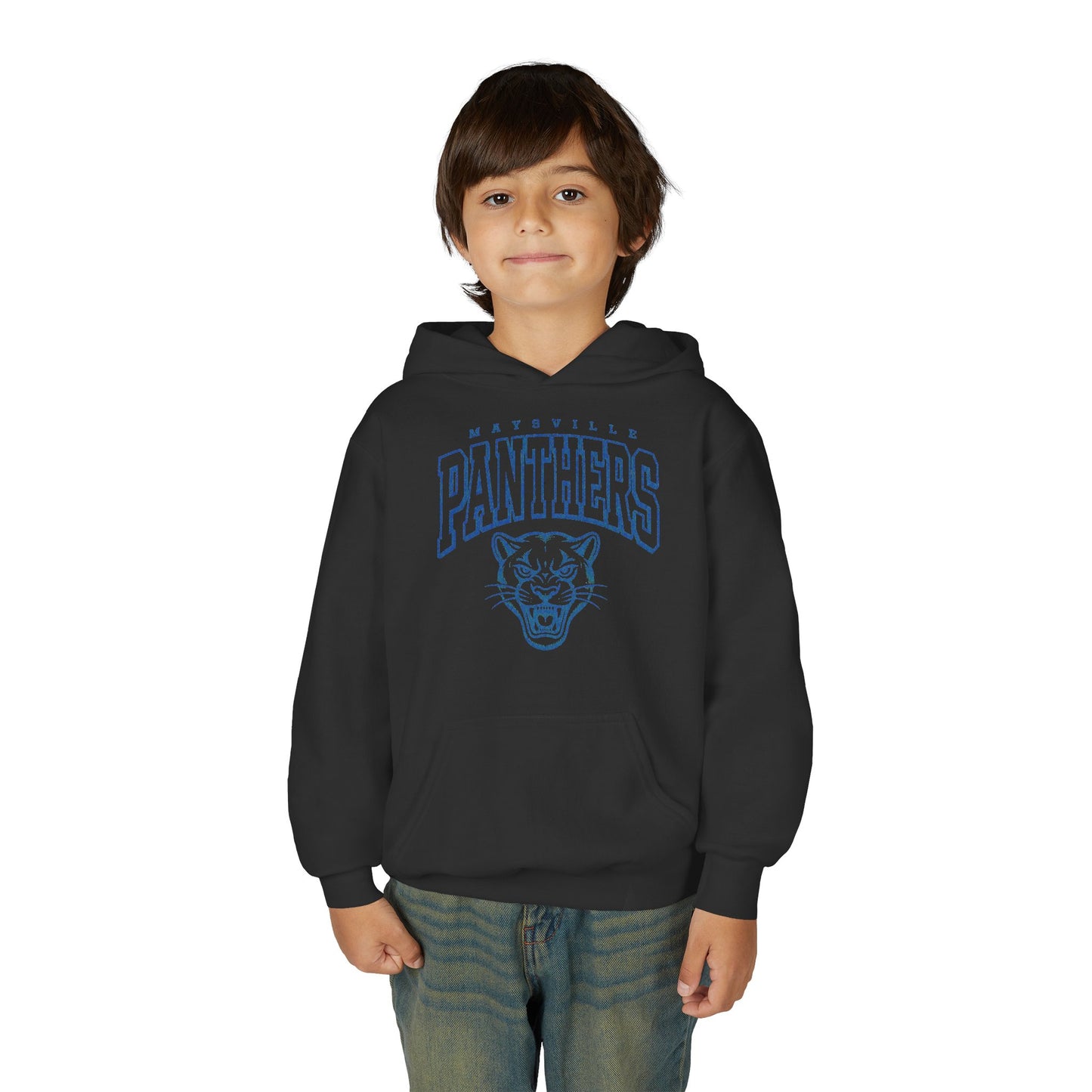 Youth Panthers Hoodie – Mascot Graphic School Spirit Pullover