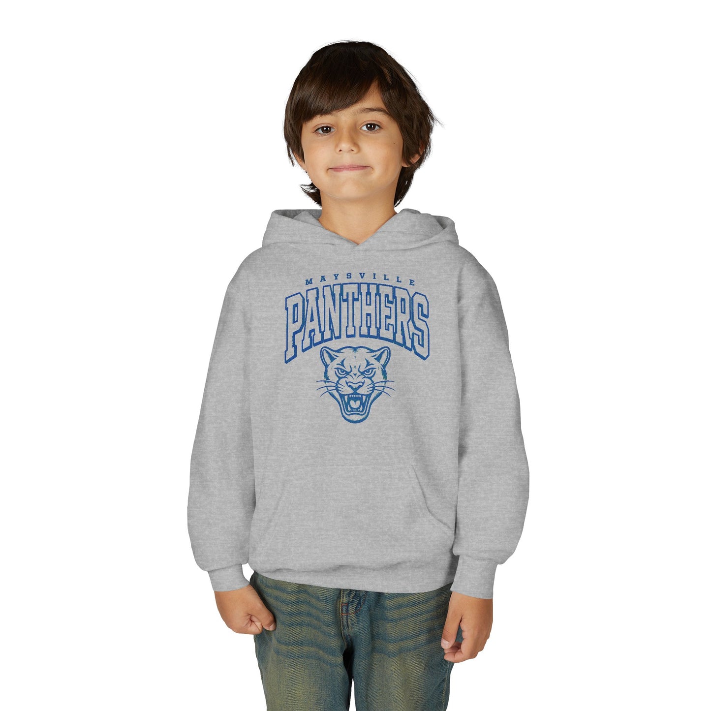 Youth Panthers Hoodie – Mascot Graphic School Spirit Pullover