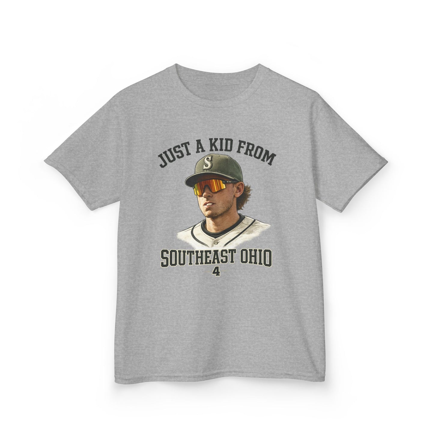 "Just a Kid From Southeast Ohio" KIDS size unisex cotton tee