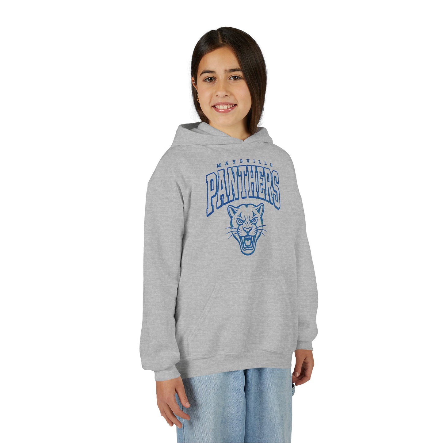 Youth Panthers Hoodie – Mascot Graphic School Spirit Pullover