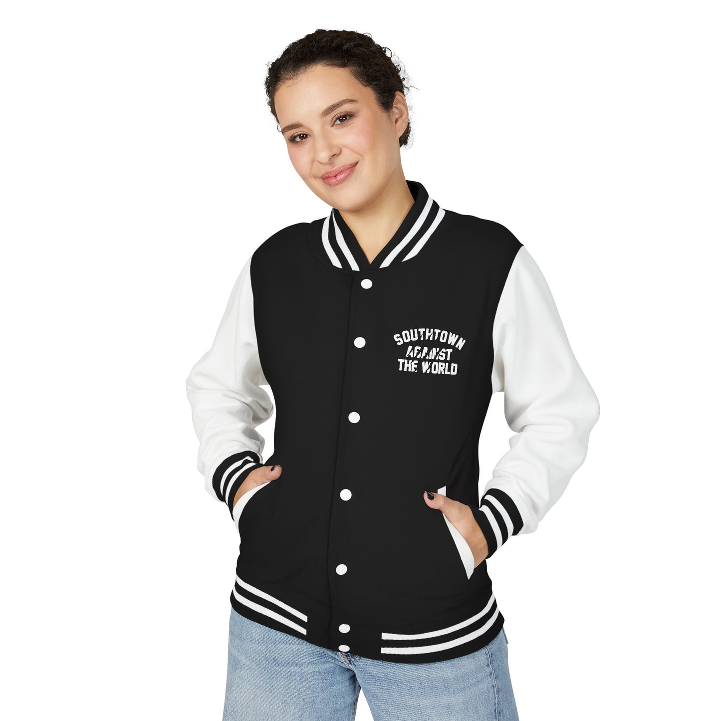 Letterman Jacket — "Southtown Against the World" Retro Varsity Jacket