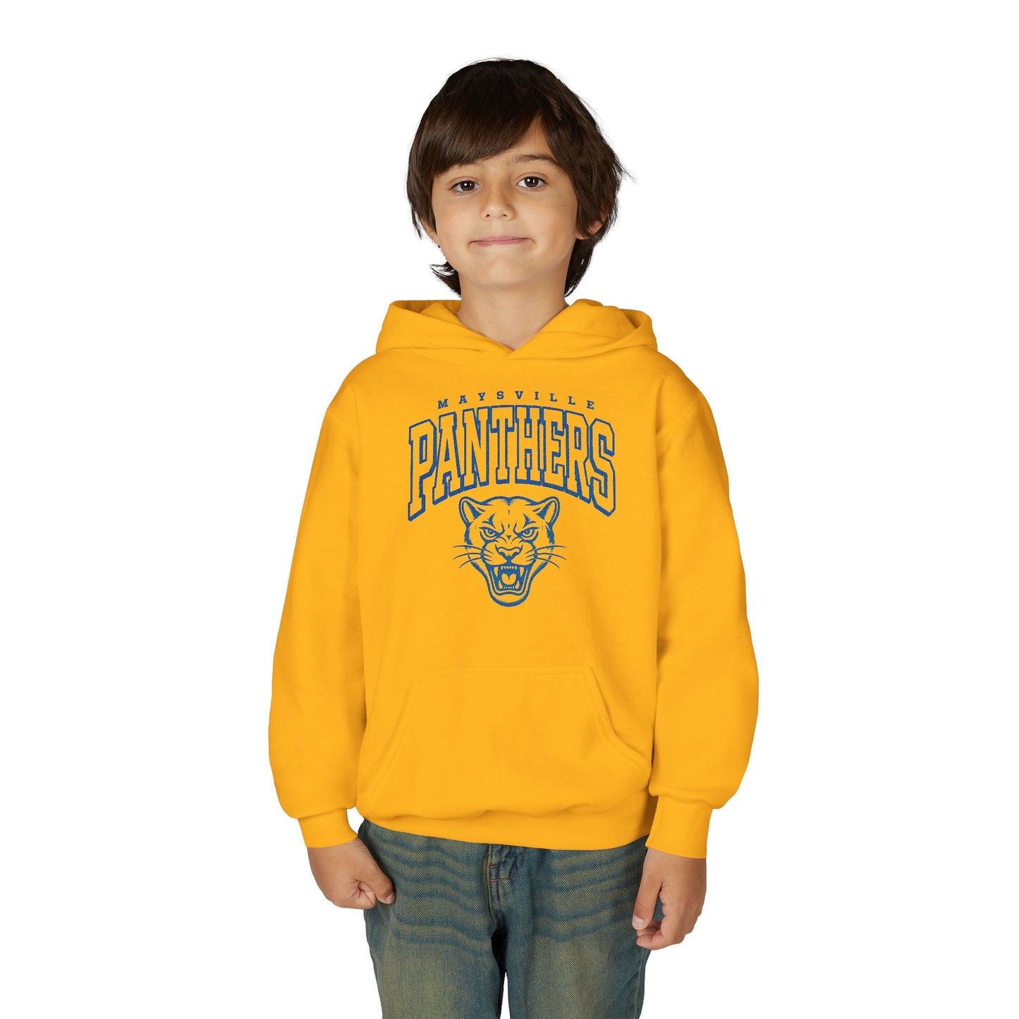 Youth Panthers Hoodie – Mascot Graphic School Spirit Pullover