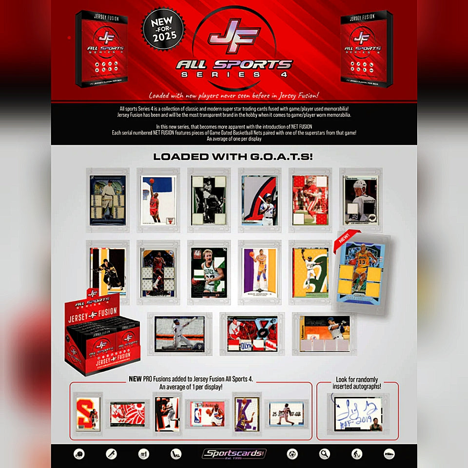 2025 Jersey Fusion All Sports Series 4 Hobby Mini Box
