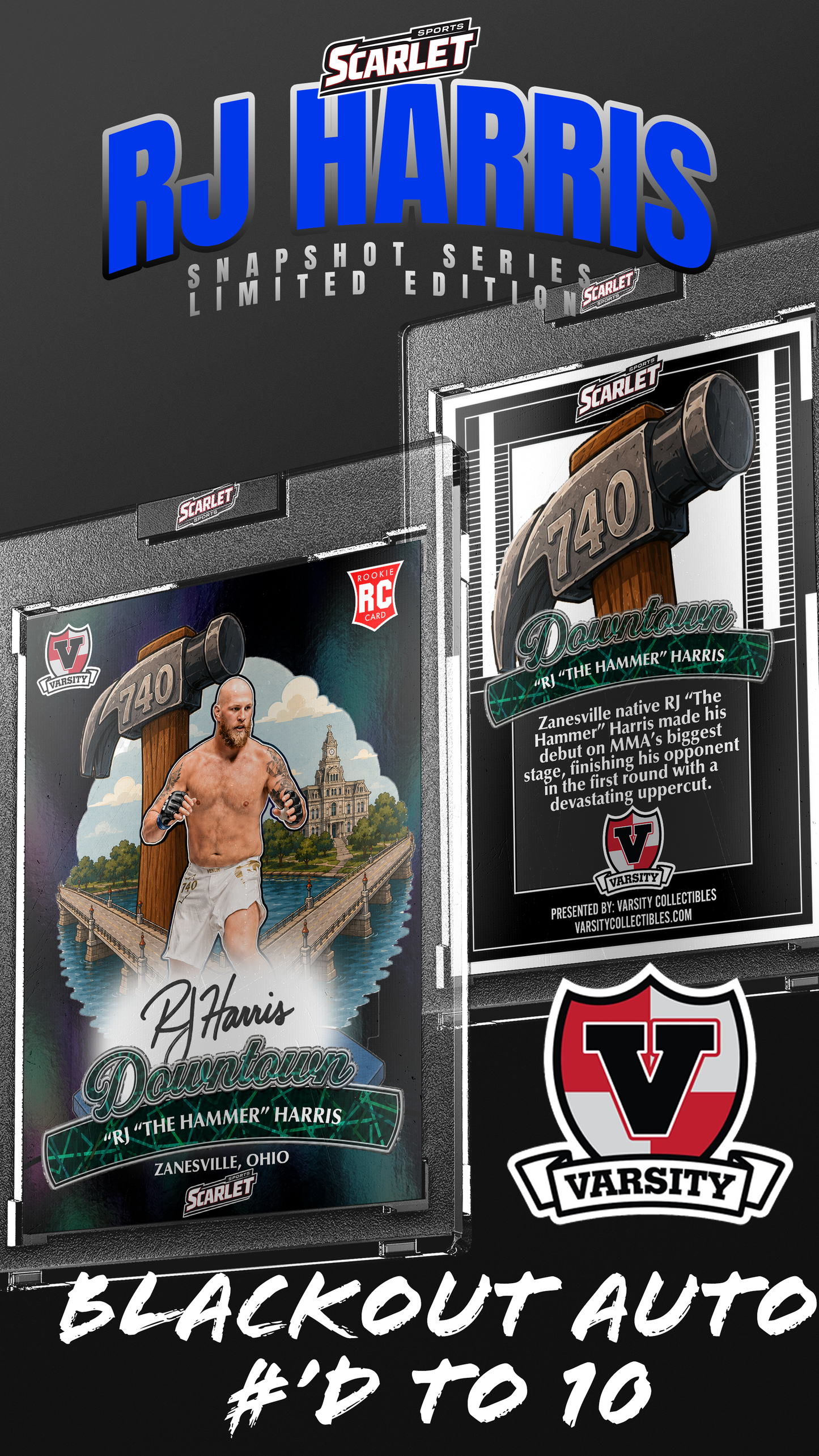 PREORDER: RJ Harris Snapshot Series Limited Trading Card | Random Chase Versions Inserted