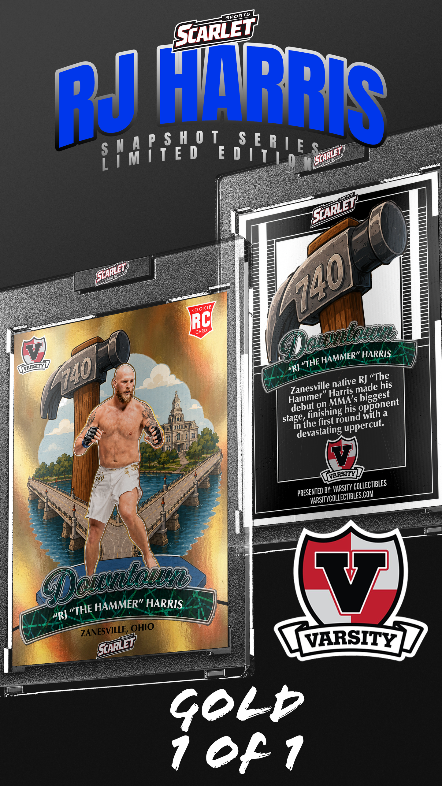 PREORDER: RJ Harris Snapshot Series Limited Trading Card | Random Chase Versions Inserted