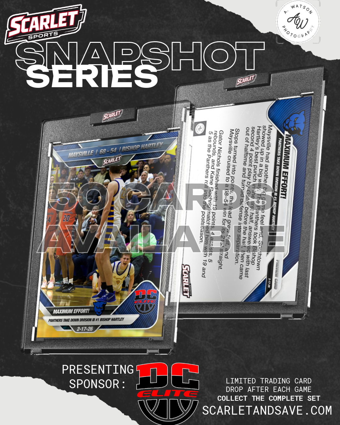 Snapshot Series presented by DC Elite: PREVIEW 2/17/26 - Maysville vs. Bishop Hartley - PREORDER